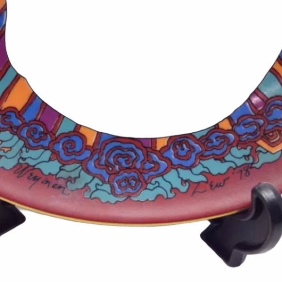 Rare Weyman Lew '78 Nude Art Collector's Plate - Picture 2 of 6